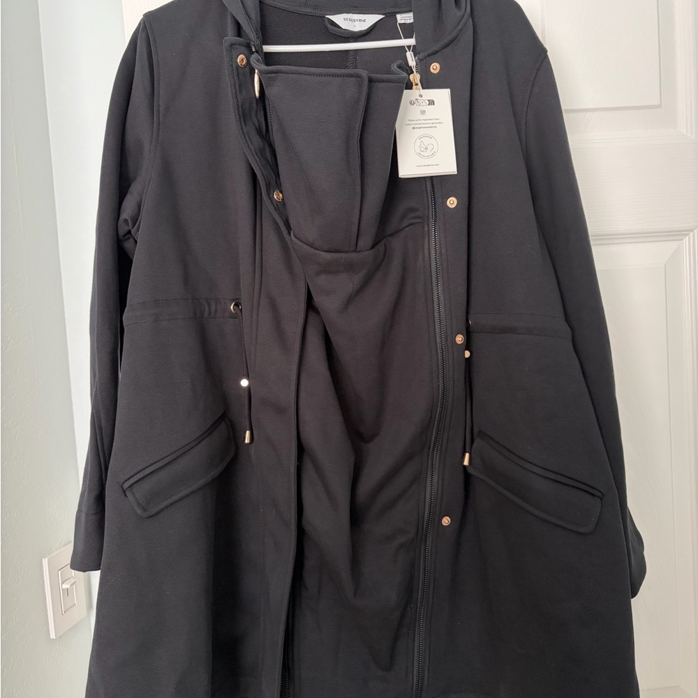 NWT Seraphine Black Maternity Jacket - Picture 4 of 7